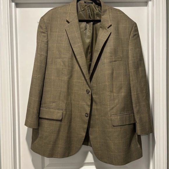 Stafford Other - Joseph & Feiss Men's Tan And Brown Blazer Sports Coat Size XL